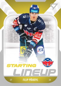 Filip Prikryl Ceske Budejovice Tipsport ELH 2022/23 SportZoo 2. serie Starting LINEUP #SL-18